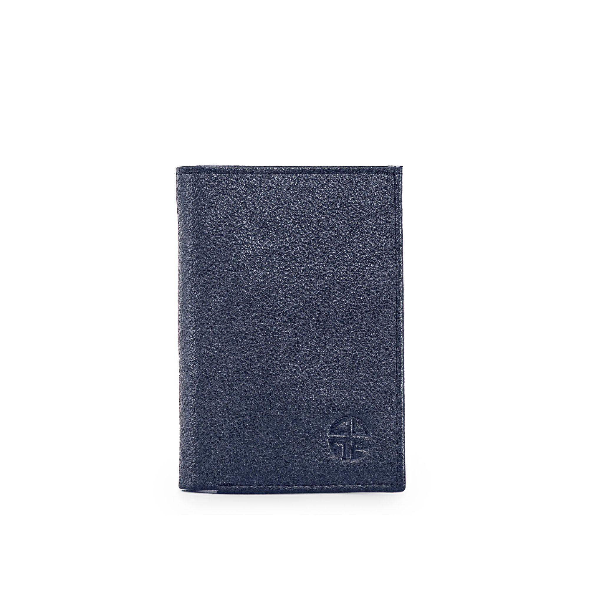 Bifold Book Style Leather Wallet