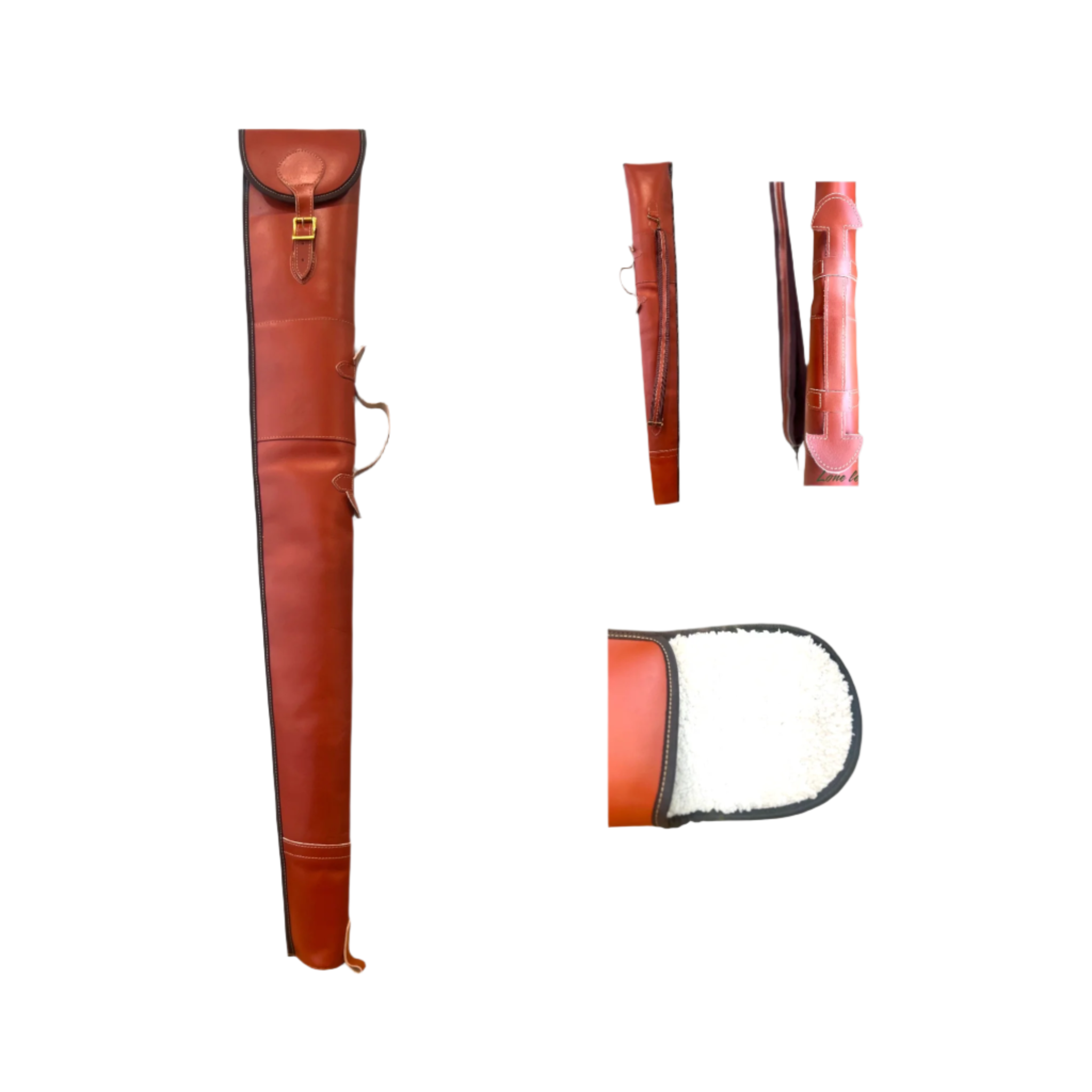 Top Opener Leather Rifle Cover