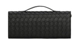 Woven Leather Clutch Bag