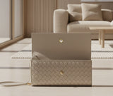 Woven Leather Clutch Bag