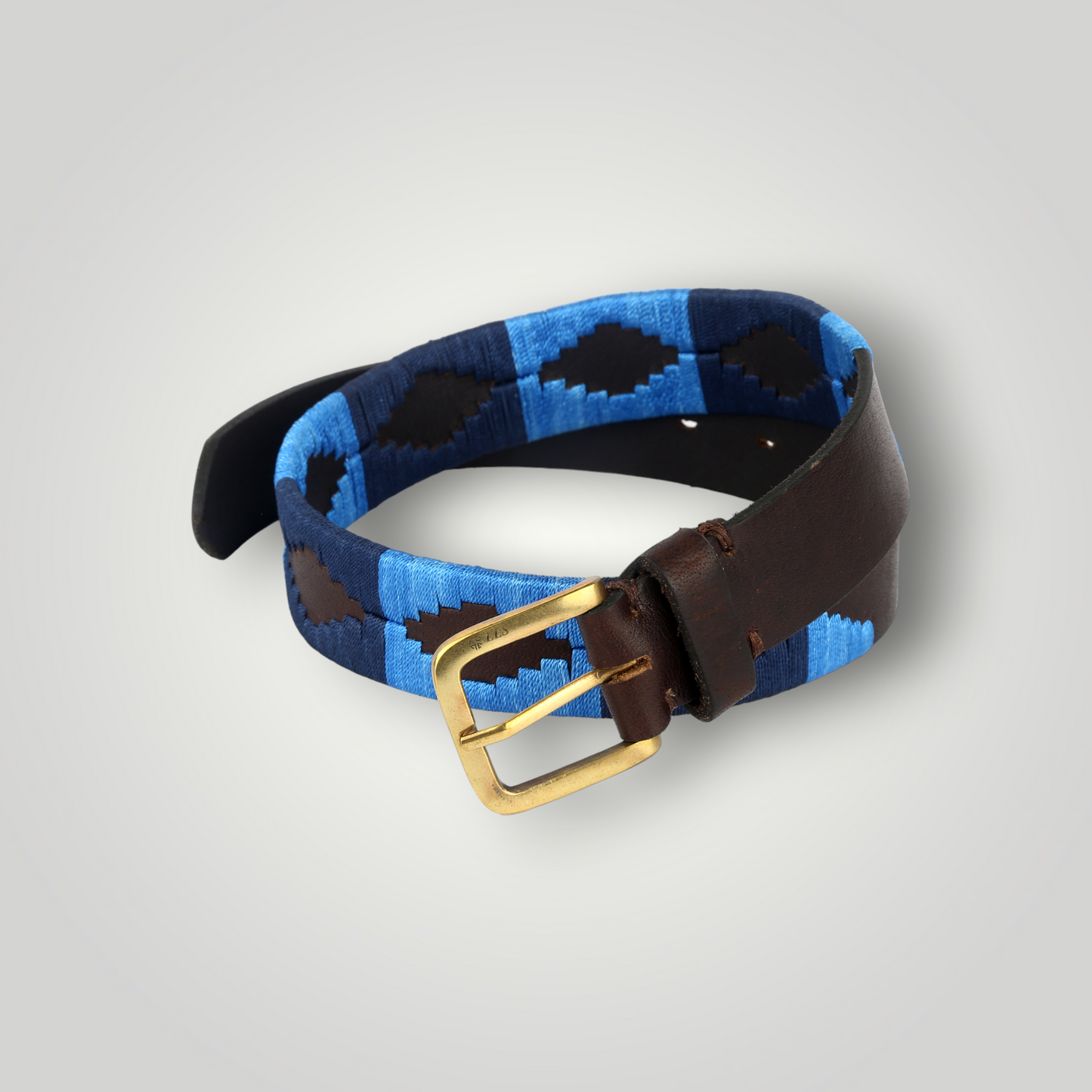 Belt Blue Embroidery