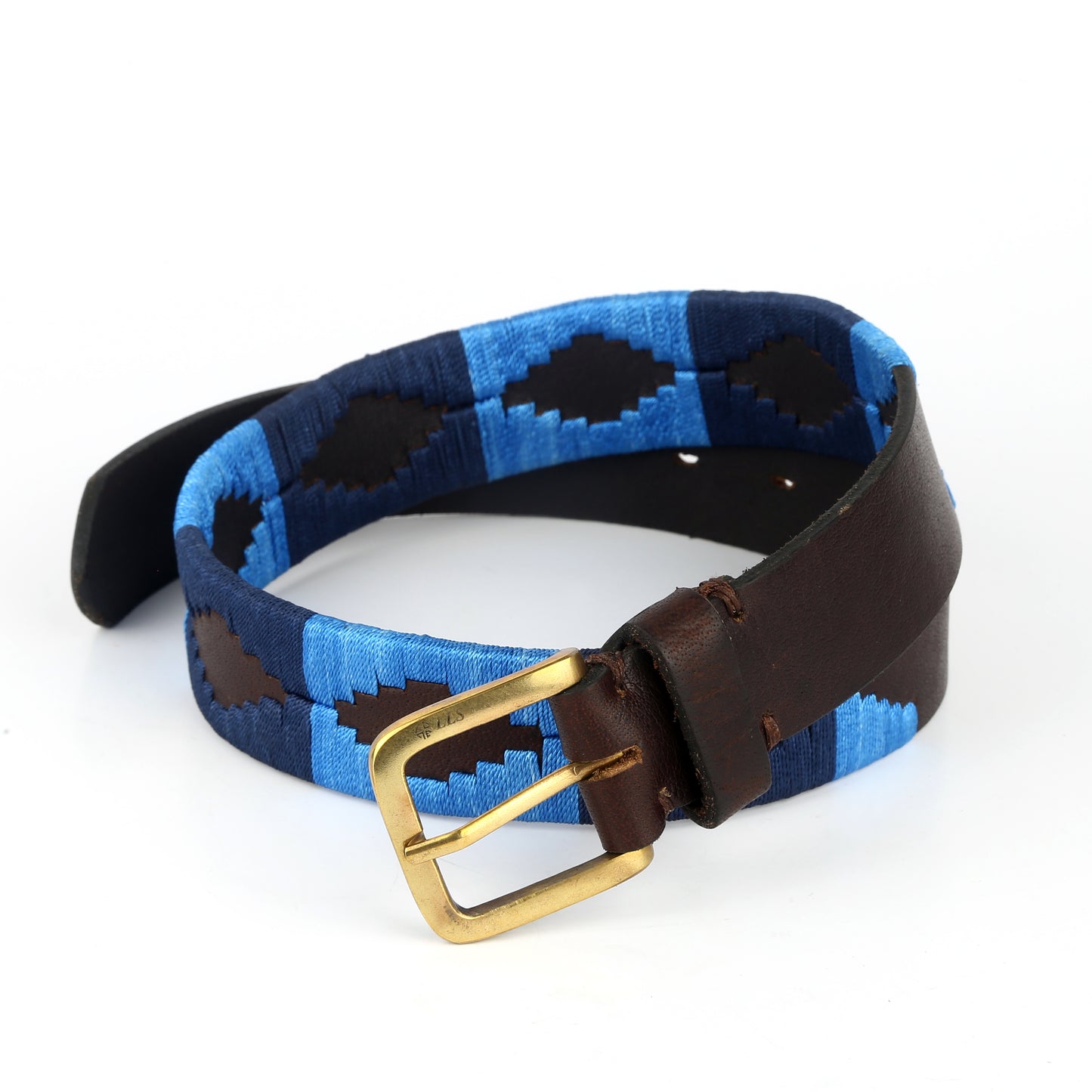 Belt Blue Embroidery