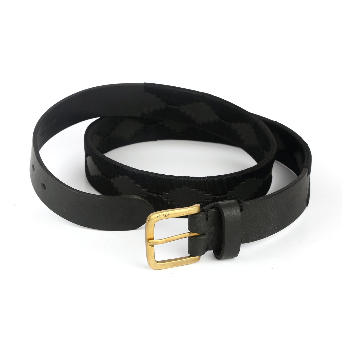 Belt Black Embroidery