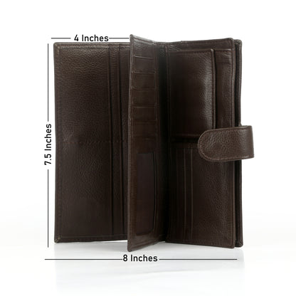 Brown Long Wallet