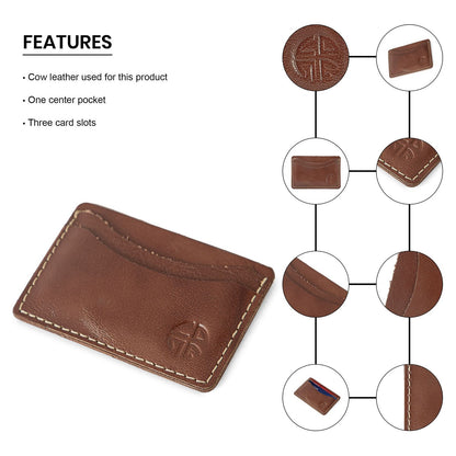 Sleek Leather Card Holder