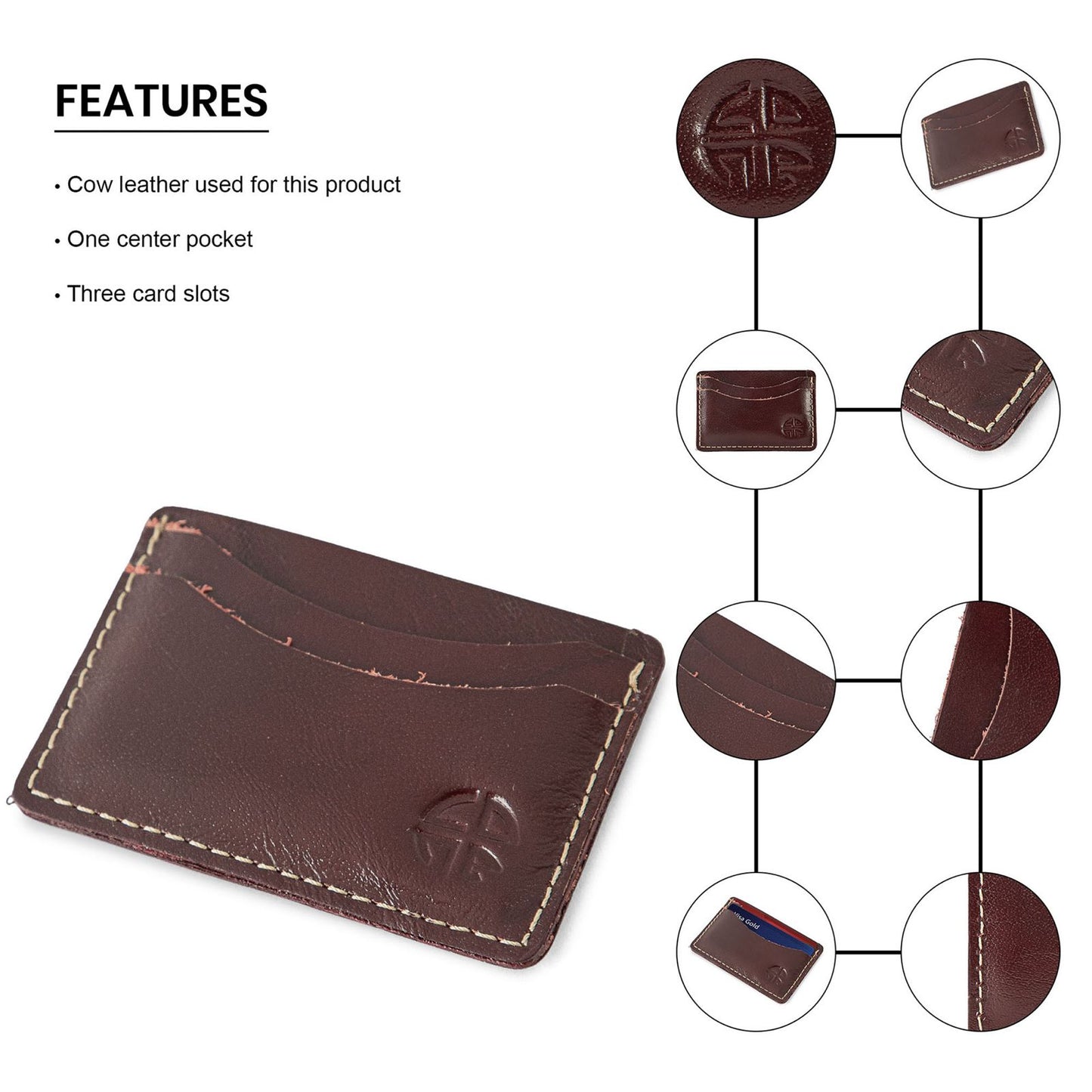 Sleek Leather Card Holder