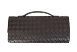 Woven Leather Clutch Bag