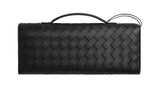 Woven Leather Clutch Bag
