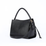 Shoulder Bag with Braided Handle