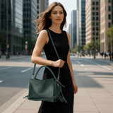 Shoulder Bag with Braided Handle