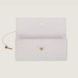 Woven Leather Clutch Bag