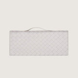 Woven Leather Clutch Bag