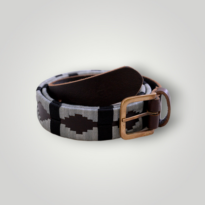 Gray Embroidery Belts