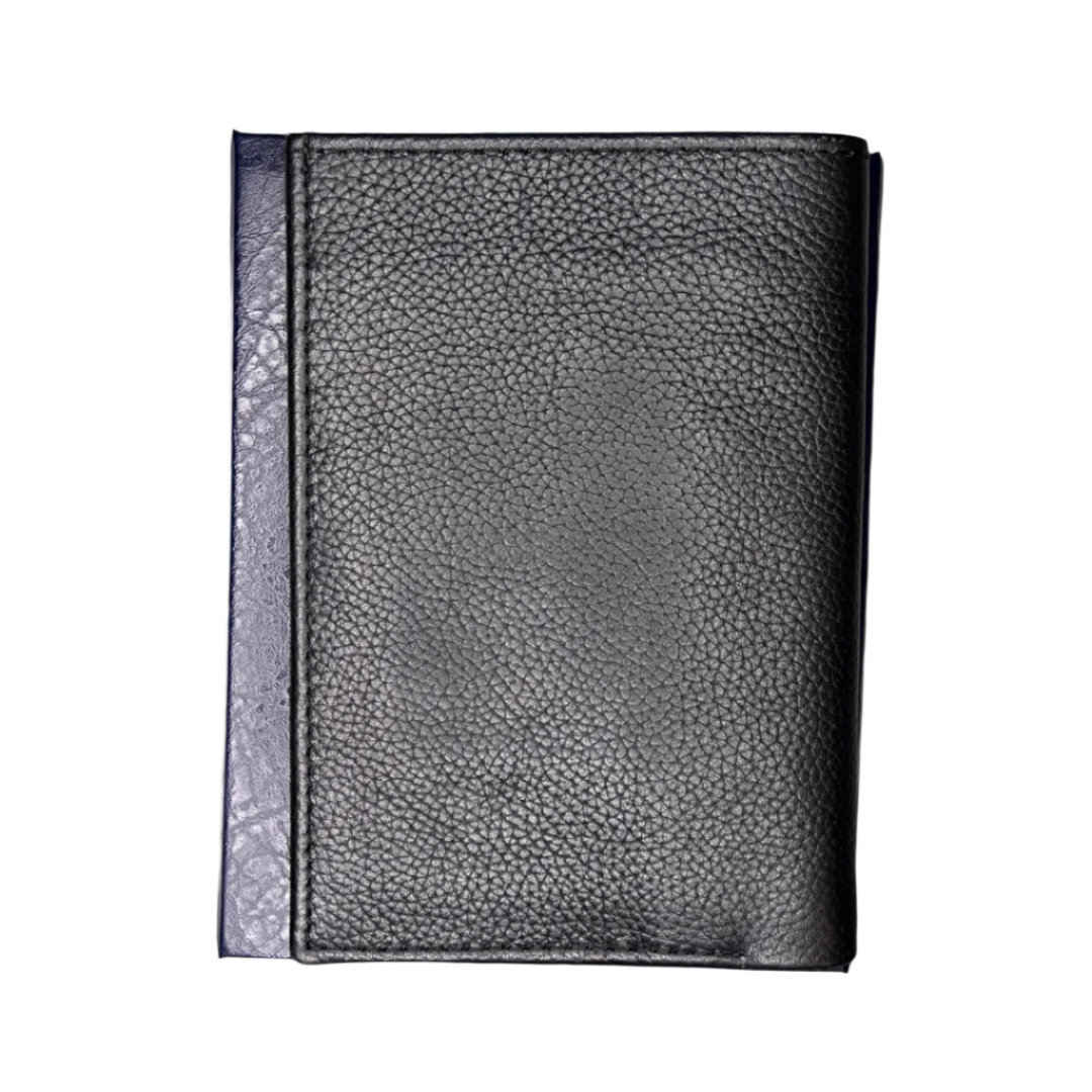 Bifold Book Style Leather Wallet